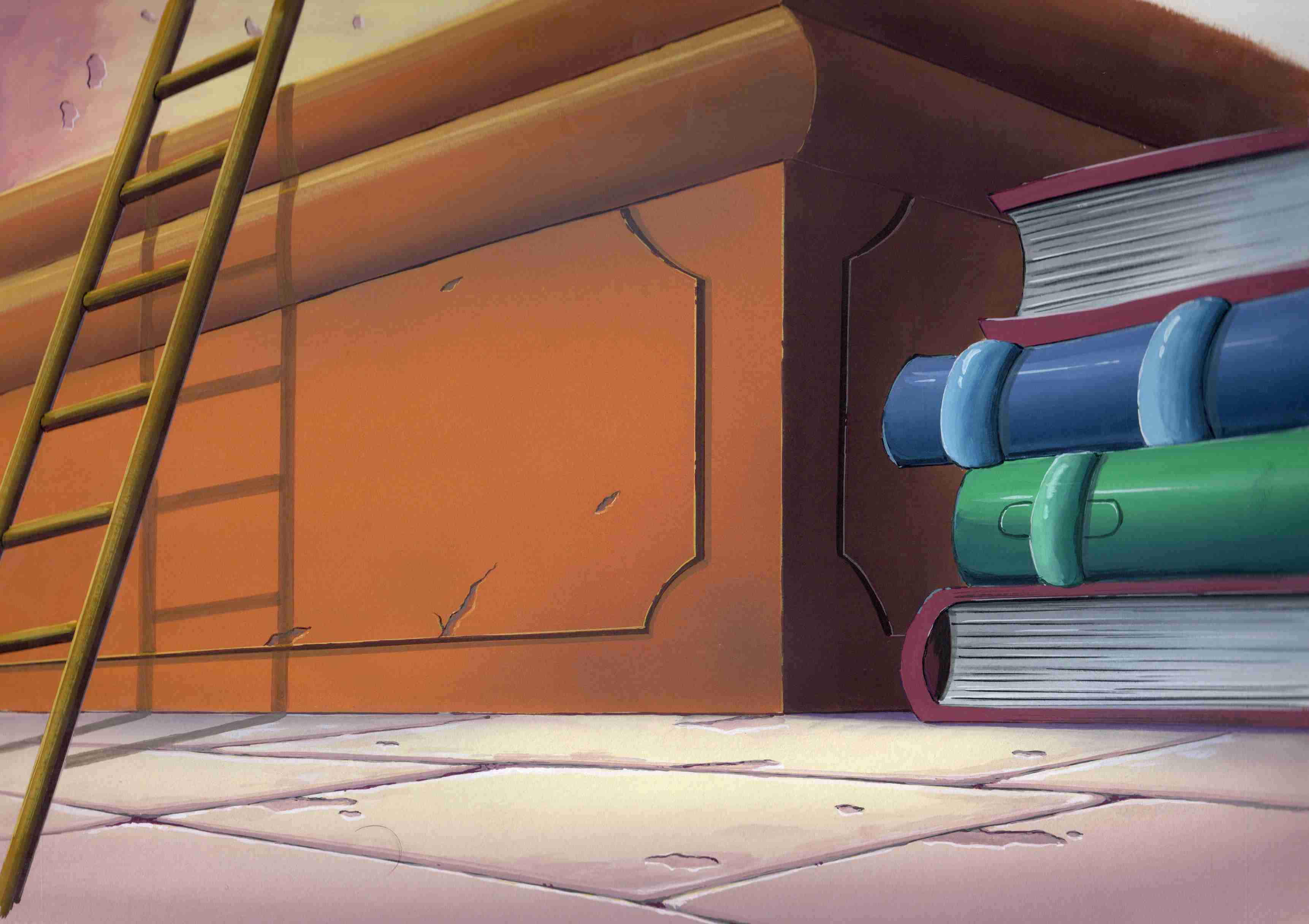 Background with books
